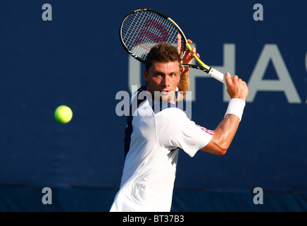 Daniel Brands Deutschland in Aktion bei den US Open 2010 Stockfoto