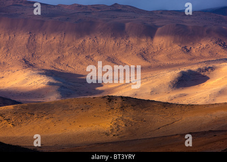 Atacama-Wüste Chiles bei Sonnenaufgang Stockfoto