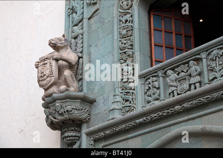 Kanarische Inseln, Gran Canaria, Las Palmas de Gran Canaria, Vegueta (Old Town), Casa Museo de Cristobal Colon Stockfoto