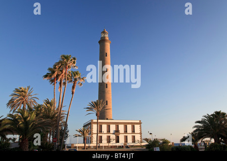 Kanarische Inseln, Gran Canaria, Maspalomas, Faro de Maspalomas (Maspalomas Leuchtturm) Stockfoto