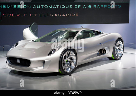 Neue Jaguar-C-75 auf der Paris Motor Show 2010 Stockfoto