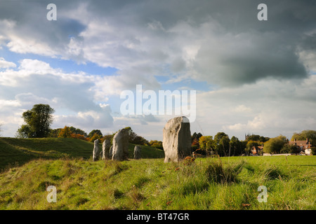 Avebury Steinen Stockfoto
