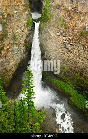 Spahats Falls Wasserfall im Wells Gray Provincial Park, Britisch-Kolumbien, Kanada Stockfoto