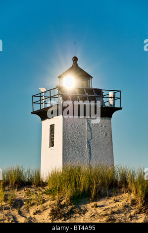 Holz-Ende Leuchtturm, Provincetown, Cape Cod, Massachusetts, USA Stockfoto