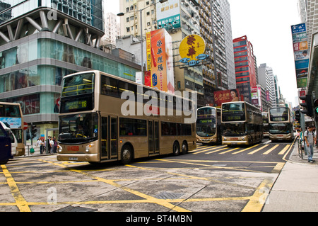 Nathan Road in Kowloon, Hongkong. Stockfoto