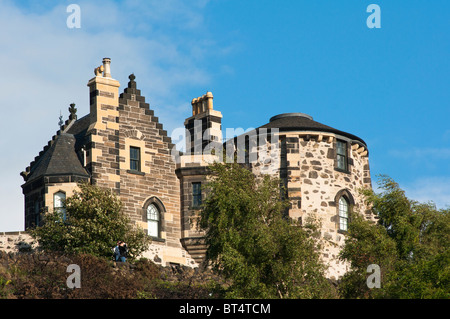 Die alte Stadt-Sternwarte auf dem Calton Hill, Edinburgh Stockfoto