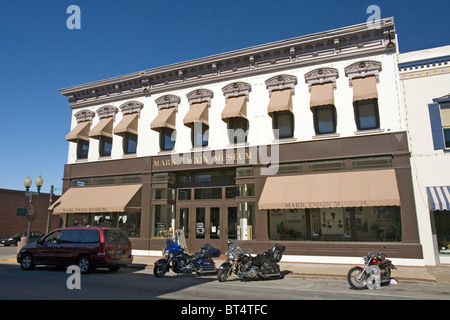 Mark Twain Boyhood Home & Museum in Hannibal, Missouri. Stockfoto