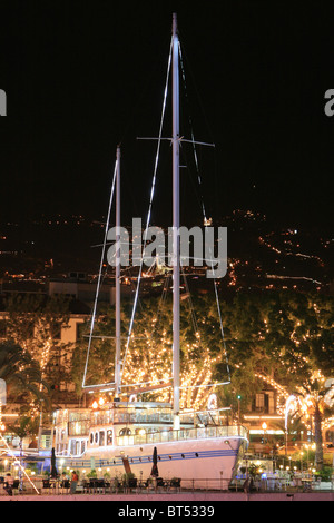 '' Die Vagrant'', Ex-Beatles-Yacht. Funchal, Madeira Stockfoto