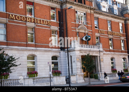 Moorfields Eye Hospital in London Stockfoto