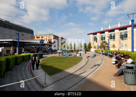 Haupteingang zum Southampton General Hospital University NHS Trust Stockfoto