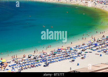 Kanarische Inseln, Gran Canaria, Puerto Rico, Playa de Los Amadores Stockfoto