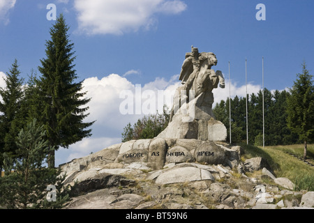 Koprivshtitza, eine alte historische Stadt, das Denkmal von Benkovski, hat Georgi Benkovski maßgeblich an der Planung des Aprilaufstandes im Jahr 1876 in Bulgarien mitgewirkt Stockfoto