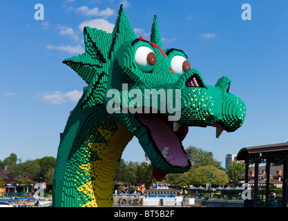 LEGO Sea Monster, Marktplatz, Downtown Disney, Lake Buena Vista, Orlando, Zentral-Florida, USA Stockfoto
