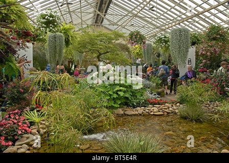 Wunderschönen Fitzroy Garden Conservatory wurde in den 1860er Jahren etablierten Stockfoto