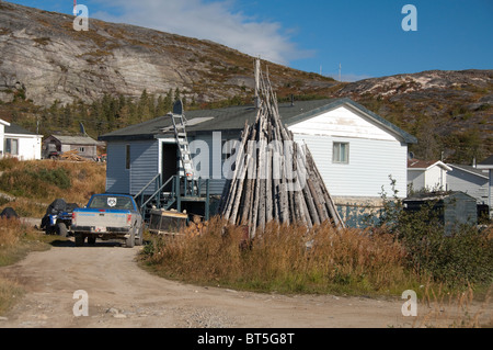 Kanada, Neufundland und Labrador, nördlichen Labrador Küste, Hopedale (aka Agvituk). Stockfoto