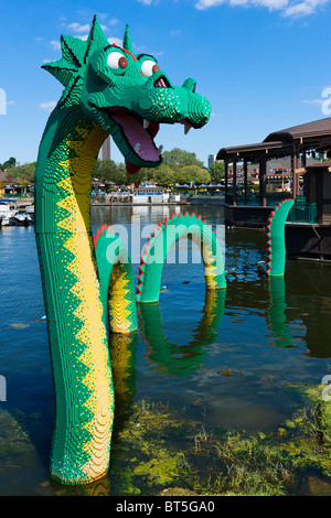 LEGO Sea Monster, Marktplatz, Downtown Disney, Lake Buena Vista, Orlando, Zentral-Florida, USA Stockfoto