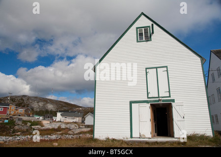 Kanada, nördlichen Labrador Hopedale (aka Agvituk). Hopedale Mission National Historic Site. Stockfoto