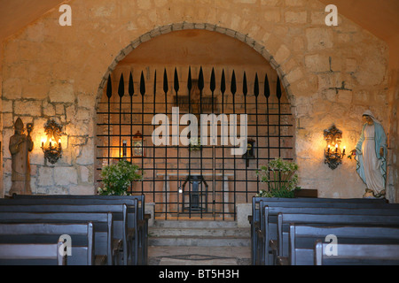 Altos de Chavon Kirche in der Dominikanischen Republik, wo Michael Jackson und Presley geheiratet haben Stockfoto