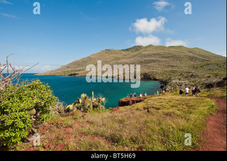 Galapagos-Inseln, Ecuador. Isla Rábida Insel (auch genannt Jervis Insel). Stockfoto