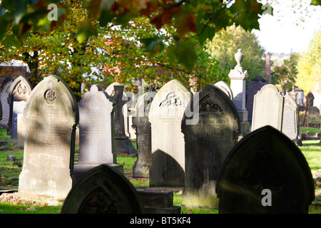 Warstone Lane Friedhof, Jewellery Quarter, Birmingham, West Midlands, England, UK Stockfoto