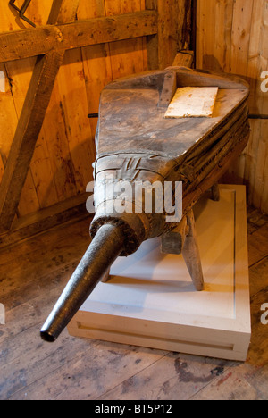 Kanada, nördlichen Labrador Hopedale (aka Agvituk). Hopedale Mission National Historic Site. Stockfoto