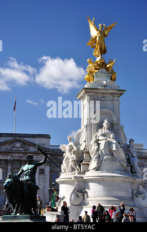 Das Victoria Memorial, Buckingham Palace, City of Westminster, Greater London, England, Vereinigtes Königreich Stockfoto