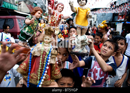 Philippinen, Manila, Santa Nino Festival, Tondo Stockfoto