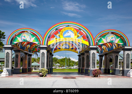 Fernbus-Park Spielplatz, Fernbus, Brunei, Asien Stockfoto