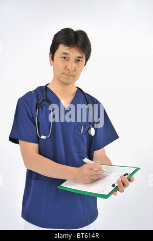 Porträt von männlichen Arzt Stockfoto