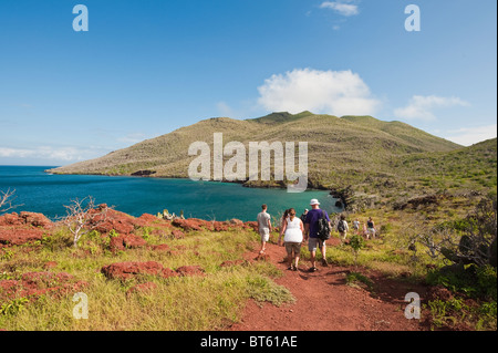 Galapagos-Inseln, Ecuador. Isla Rábida Insel (auch genannt Jervis Insel). Stockfoto