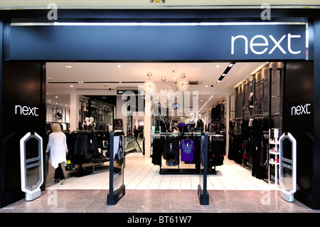 Als Nächstes speichern Sie Einzelhandel Trafford Centre UK Vereinigtes Königreich England Europa GB Großbritannien EU Europäische Union Check-out lassen Pay indoor Stockfoto