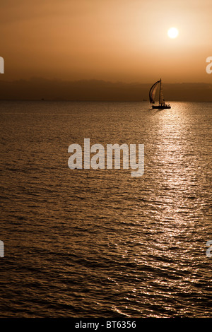 Blick auf die Marina Alimos in Athen, Griechenland Stockfoto