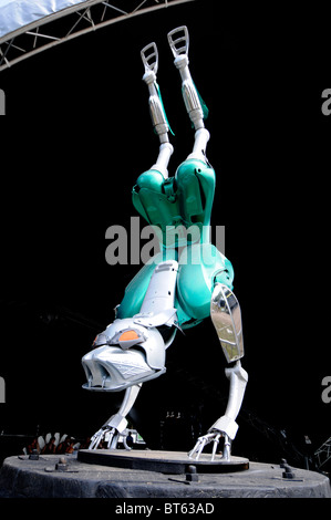 Humanoid Robot Skulptur Stockfoto