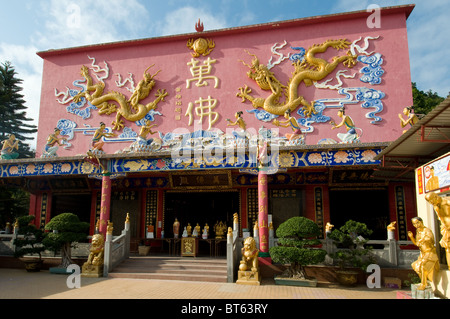 zehntausend Buddhas Pagode Tempel 10000 10 000 Kloster Man Fett AsZ Sha Tin, Hong Kong. 220 Pai Tau Dorf Siddhārtha Gautama Stockfoto