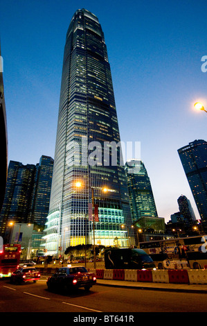 Wolkenkratzer Skyline Stadtbild Harbour Center zentralen Stadtteil Gebäude Glas Stahl Hong Kong, China Asien Special administrative Stockfoto