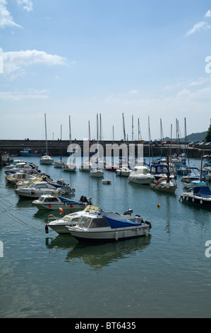 Ferienort Saundersfoot auf walisischen Pembrokeshire Küste Stockfoto