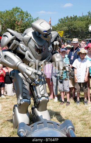 2010 Glastonbury Festival of Contemporary Performing Arts Festival Titan Roboter Metal animiert Stockfoto