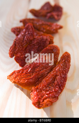 Hausgemachte sonnengetrocknete Tomaten Stockfoto