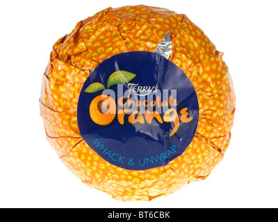 Schoko-Orange Stockfoto