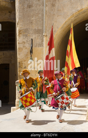 In Guardia Parade, Fort St. Elmo, Valletta, Malta Stockfoto