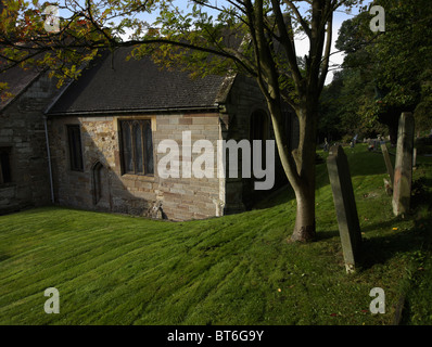 ein Land-Dorf-Pfarrkirche in England - Beoley Worcestershire Stockfoto