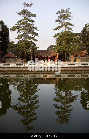 Der Temple of Literature-Hanoi-Vietnam Stockfoto