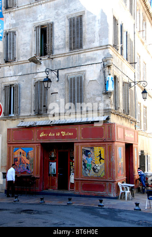 Le Bar des 13 Münzen, Marseille, Frankreich Stockfoto