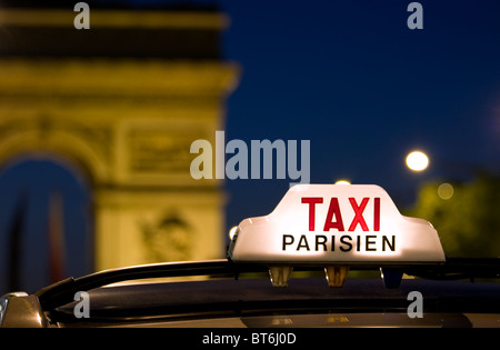 Paris-taxi Stockfoto