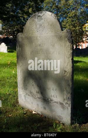 Copp es Hill Burying Ground, Boston Stockfoto