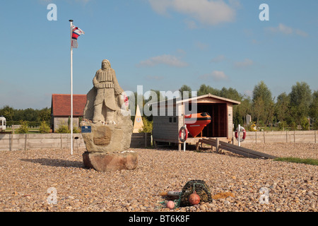 Die Royal National Lifeboat Institution Gedenkgarten am National Memorial Arboretum, Alrewas, UK. Stockfoto