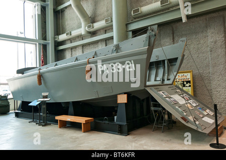 Louisiana, New Orleans, The National WWII Museum, Reproduktion eines Bootes Higgins, LCVP Landing Craft Vehicle Personal Stockfoto