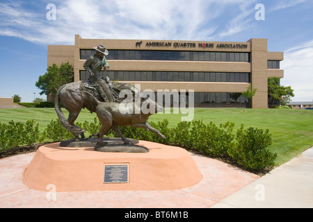 Das neu renovierte (2007) American Quarter Horse Hall Of Fame & Museum in Amarillo, Texas. Stockfoto