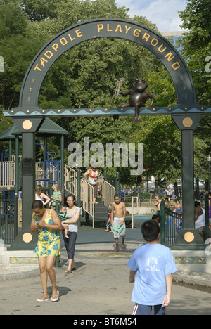 Kaulquappe Spielplatz, Boston Common, Massachusetts Stockfoto