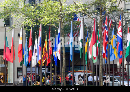 Rockefeller Center kennzeichnet New York City Stockfoto